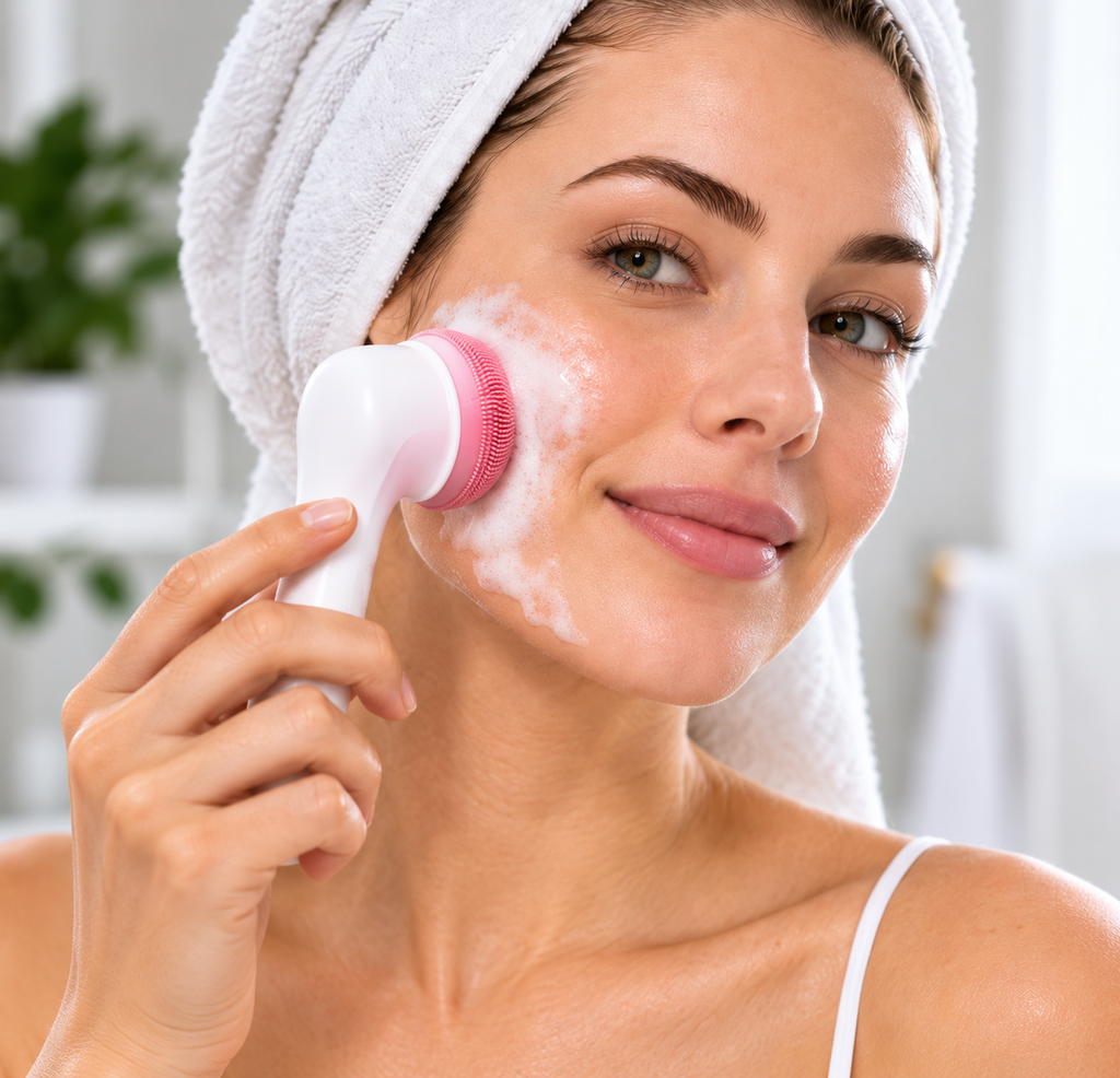 Realy Essence CLEAN RITUAL™ – Dual-Sided Facial Cleansing Brush