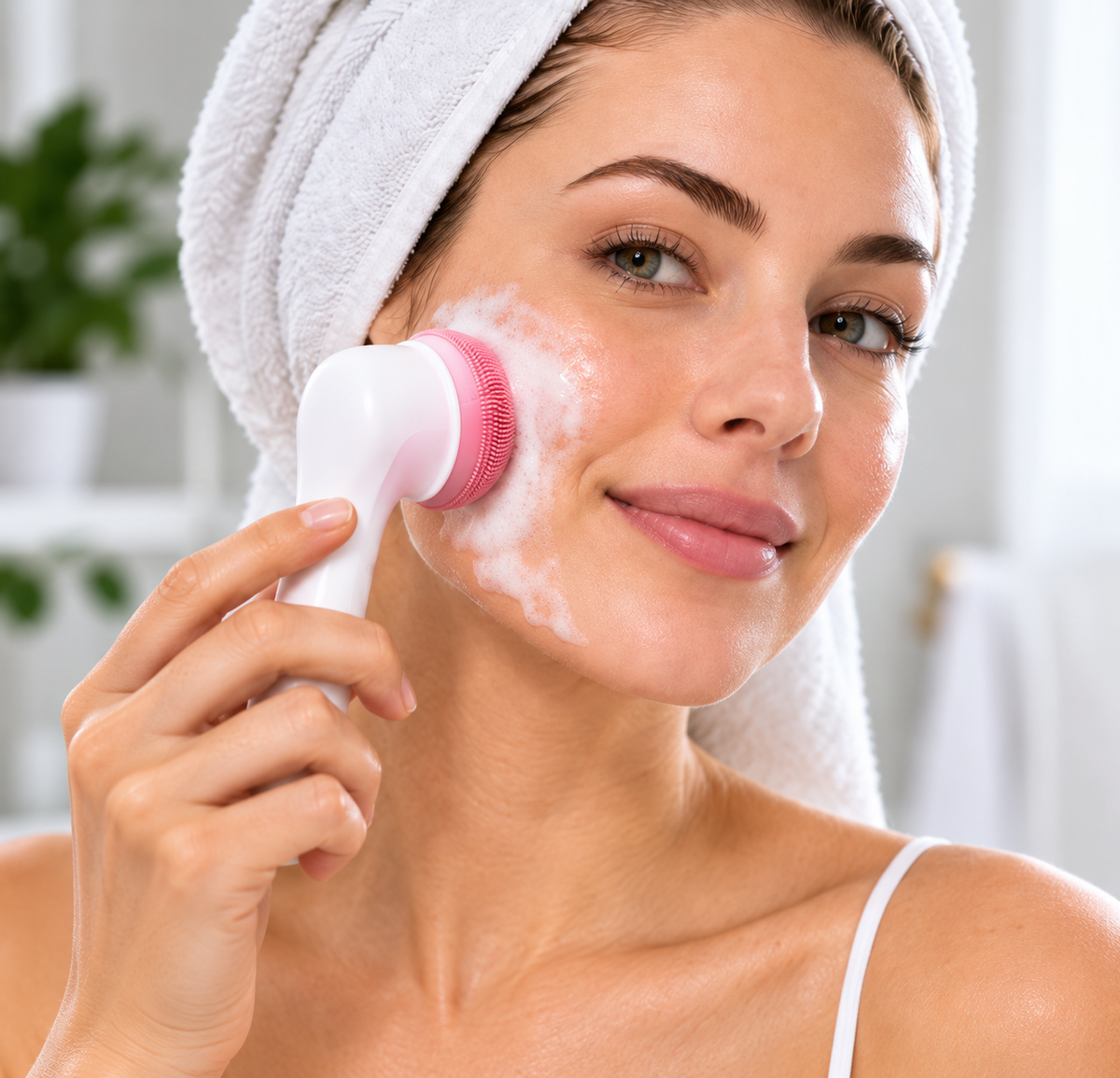 Realy Essence CLEAN RITUAL™ – Dual-Sided Facial Cleansing Brush